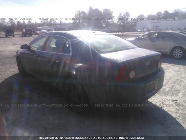 1G1ZG57B294160953 - 2009 CHEVROLET MALIBU LS 灰色 照片 3