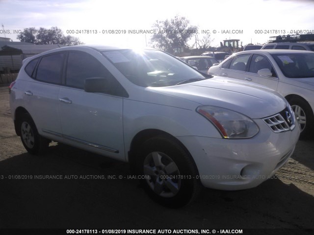 JN8AS5MT0BW181430 - 2011 NISSAN ROGUE S/SV/KROM WHITE photo 1