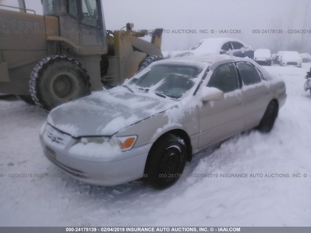 4T1BG22K31U040111 - 2001 TOYOTA CAMRY CE/LE/XLE 金色 照片 2