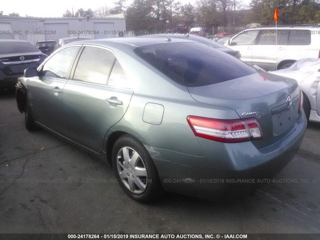 4T1BF3EKXAU551657 - 2010 TOYOTA CAMRY SE/LE/XLE GREEN photo 3