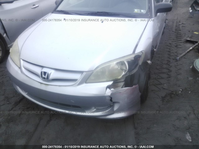 2HGES16384H581032 - 2004 HONDA CIVIC DX VP Gümüş foto 6