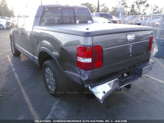 5LTPW165X6FJ07369 - 2006 LINCOLN MARK LT GRAY photo 3