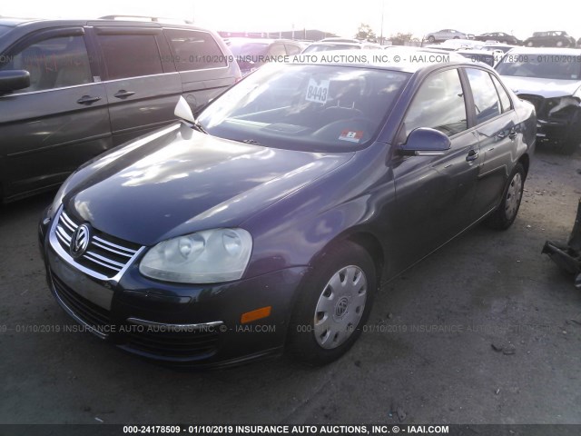 3VWPF71K85M621526 - 2005 VOLKSWAGEN NEW JETTA VALUE BLUE photo 2