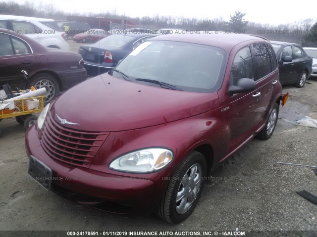 3C8FY68B55T642461 - 2005 CHRYSLER PT CRUISER LIMITED RED photo 2