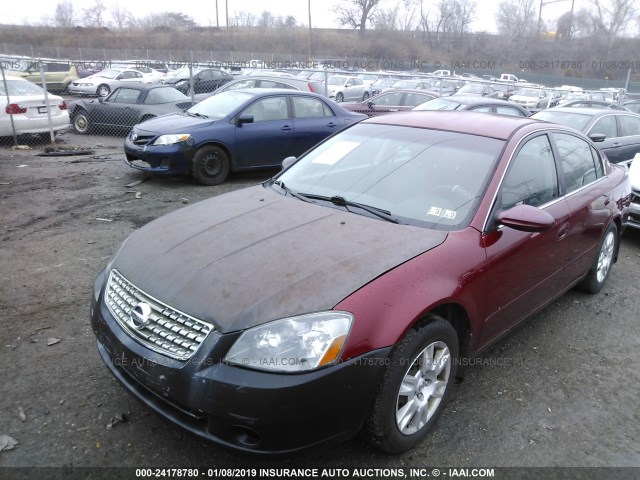 1N4AL11D96C174665 - 2006 NISSAN ALTIMA S/SL RED photo 2