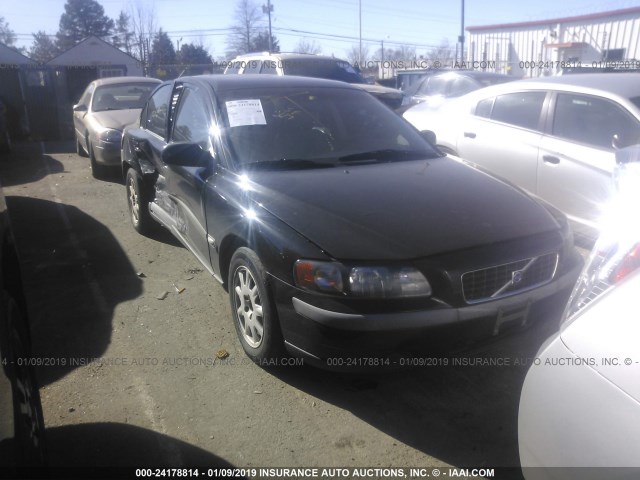 YV1RS61R112068406 - 2001 VOLVO S60 BLACK photo 1