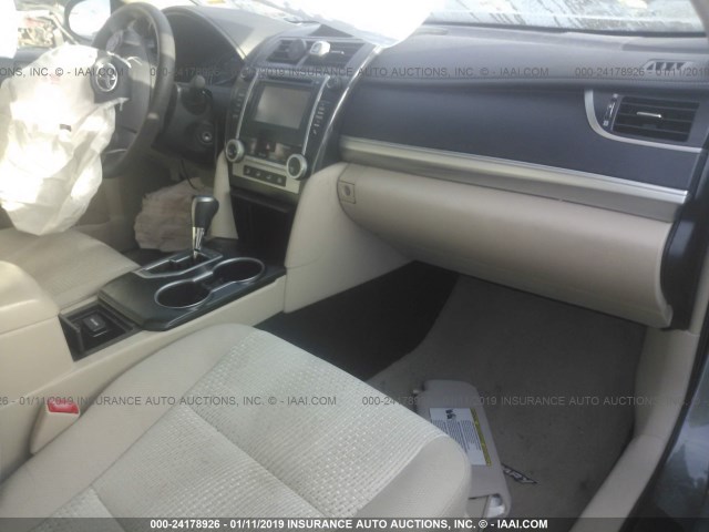 4T1BF1FK1EU778180 - 2014 TOYOTA CAMRY L/SE/LE/XLE GREEN photo 5