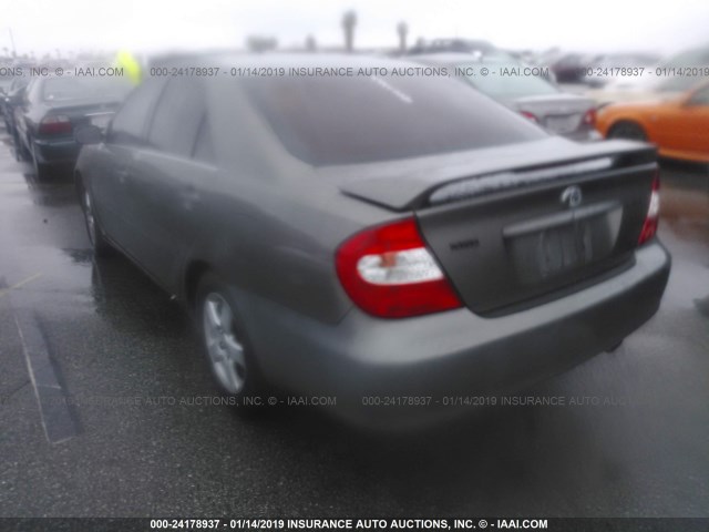 4T1BE32K14U810001 - 2004 TOYOTA CAMRY LE/XLE/SE BEIGE photo 3