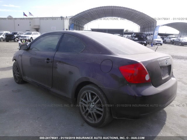 JTKDE167X60065730 - 2006 TOYOTA SCION TC იასამნისფერი ფოტო 3