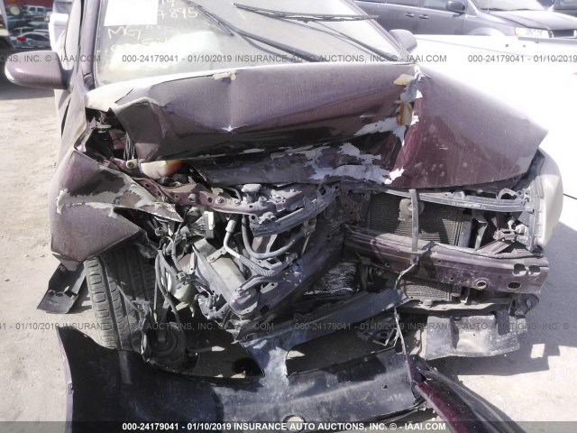 JTKDE167X60065730 - 2006 TOYOTA SCION TC იასამნისფერი ფოტო 6