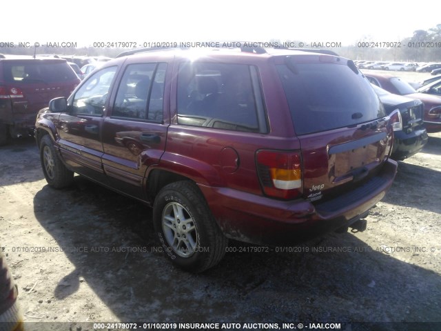 1J4GW48N54C240437 - 2004 JEEP GRAND CHEROKEE LAREDO/COLUMBIA/FREEDOM 红色 照片 3