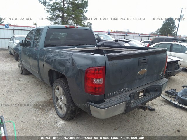 2GCEC19J181258476 - 2008 CHEVROLET SILVERADO C1500 TEAL photo 3