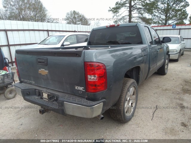 2GCEC19J181258476 - 2008 CHEVROLET SILVERADO C1500 TEAL photo 4