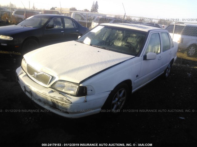 YV1LS56D1X2610321 - 1999 VOLVO S70 GLT WHITE photo 2