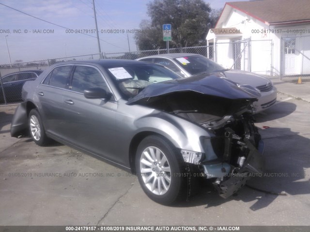 2C3CCAAG6CH251714 - 2012 CHRYSLER 300 GRAY photo 1