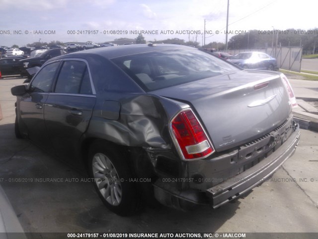 2C3CCAAG6CH251714 - 2012 CHRYSLER 300 GRAY photo 3