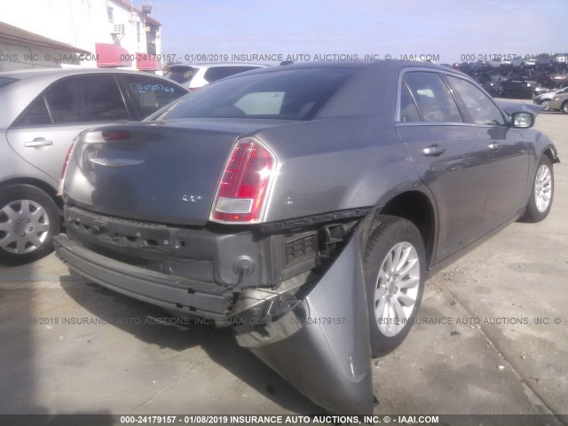 2C3CCAAG6CH251714 - 2012 CHRYSLER 300 GRAY photo 4