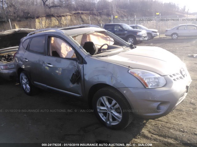 JN8AS5MT3CW605667 - 2012 NISSAN ROGUE S/SV GRAY photo 1