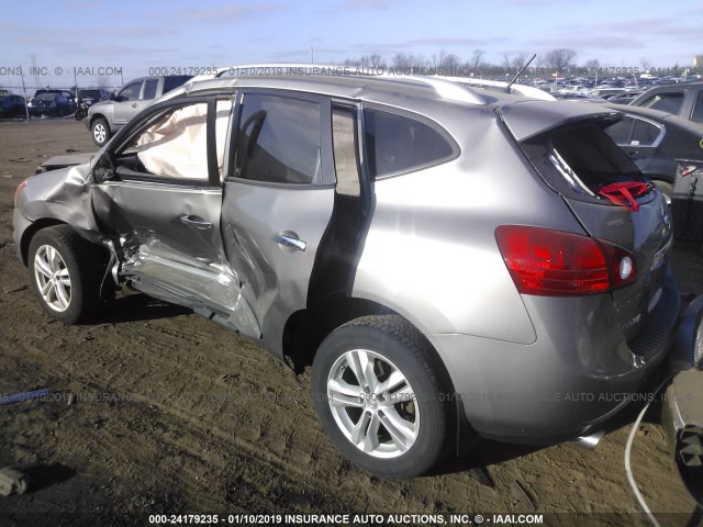 JN8AS5MT3CW605667 - 2012 NISSAN ROGUE S/SV GRAY photo 3