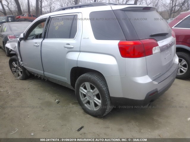 2GKFLRE34F6334108 - 2015 GMC TERRAIN SLE SILVER photo 3