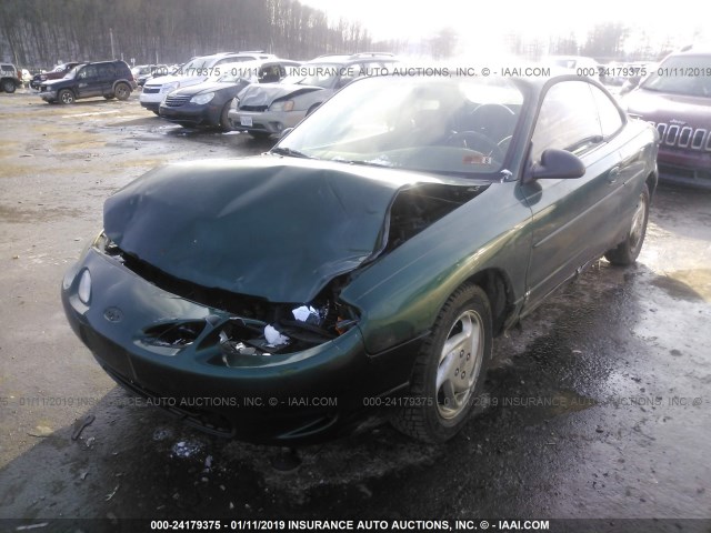 3FAKP1133XR154074 - 1999 FORD ESCORT ZX2/COOL/HOT GREEN photo 2