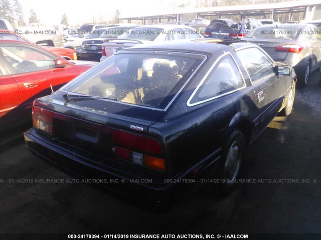 JN1HZ16S6EX013246 - 1984 DATSUN 300ZX 2+2 BLACK photo 4