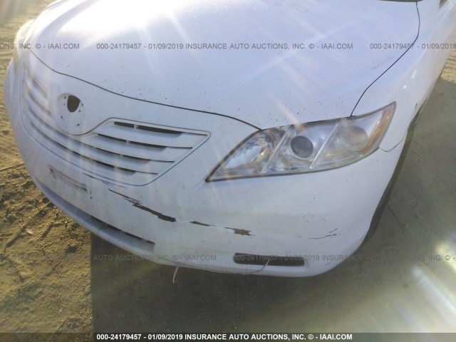 4T1BE46K67U643073 - 2007 TOYOTA CAMRY NEW GENERAT CE/LE/XLE/SE WHITE photo 6