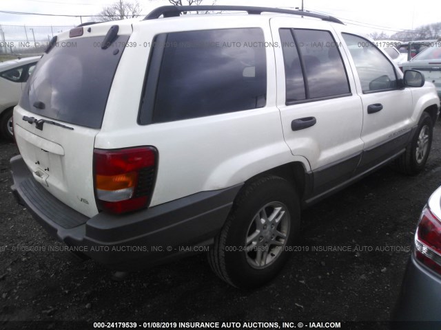 1J4GW48S04C400570 - 2004 JEEP GRAND CHEROKEE LAREDO/COLUMBIA/FREEDOM 白色 照片 4