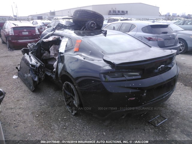 1G1FB1RX6J0136444 - 2018 CHEVROLET CAMARO LT BLACK photo 3