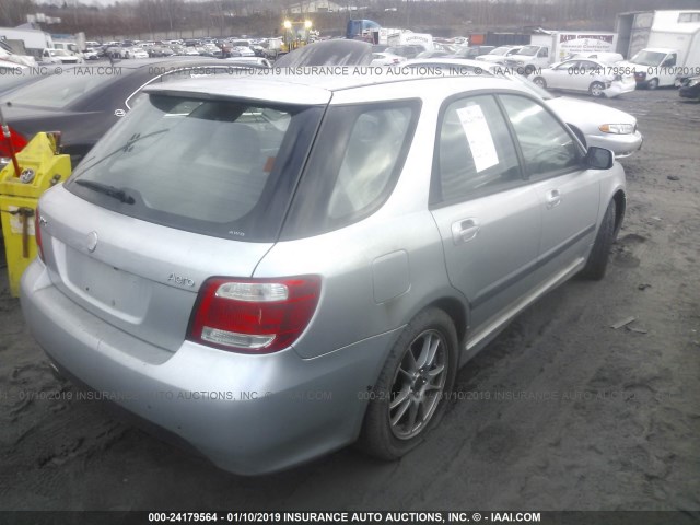 JF4GG22675H057840 - 2005 SAAB 9-2 AERO SILVER photo 4