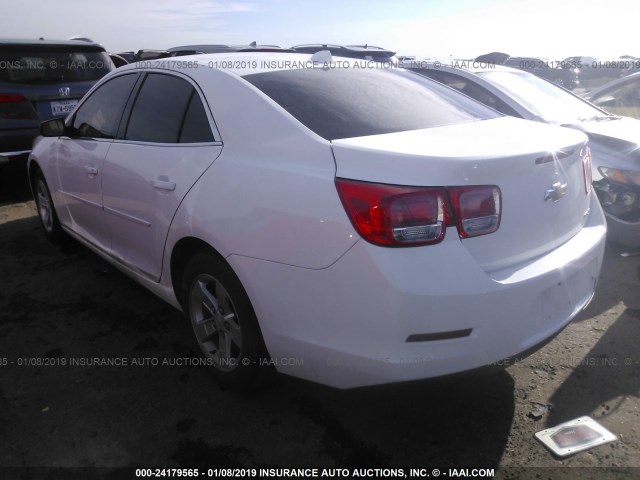 1G11B5SA6DF301840 - 2013 CHEVROLET MALIBU LS WHITE photo 3