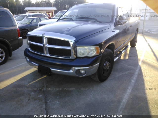 3D7KA28D34G176539 - 2004 DODGE RAM 2500 ST/SLT 深蓝色 照片 2