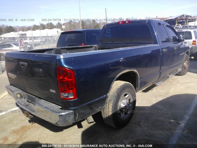 3D7KA28D34G176539 - 2004 DODGE RAM 2500 ST/SLT 深蓝色 照片 4