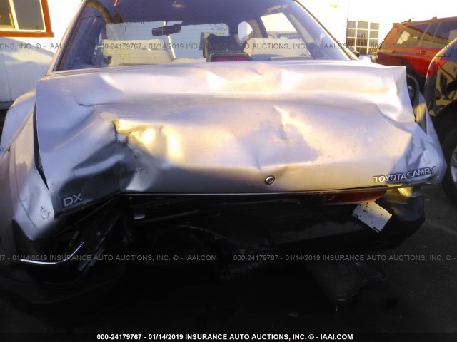 4T1SV21E9MU385035 - 1991 TOYOTA CAMRY DLX 银色 照片 6