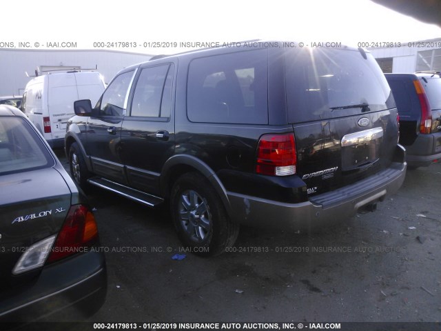 1FMPU18L44LB06846 - 2004 FORD EXPEDITION EDDIE BAUER BLACK photo 3