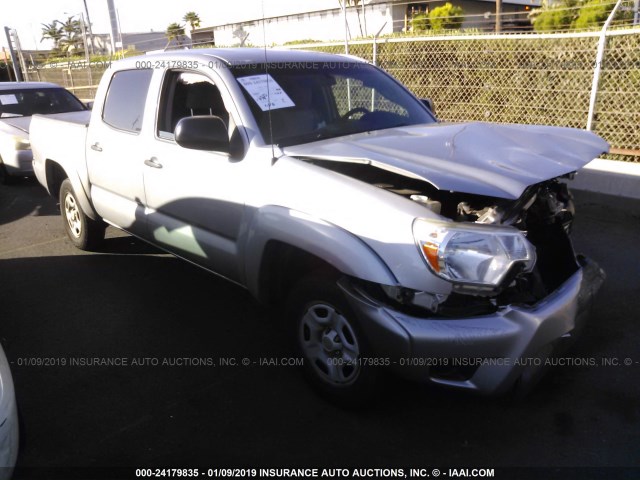 5TFJX4CN8FX056203 - 2015 TOYOTA TACOMA DOUBLE CAB 银色 照片 1
