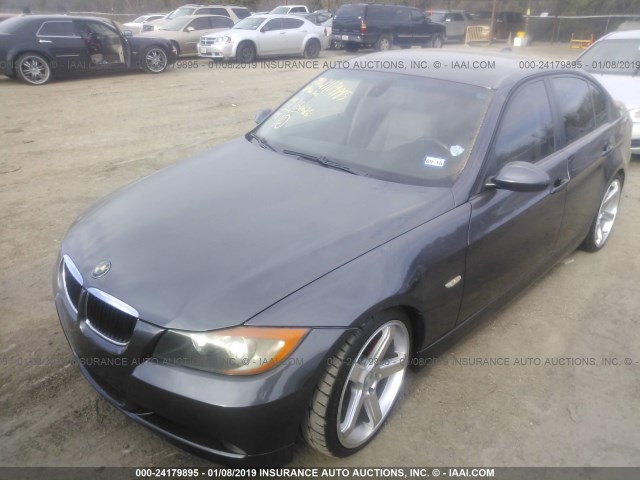 WBAVB17556NK35025 - 2006 BMW 325 I AUTOMATIC SILVER photo 2