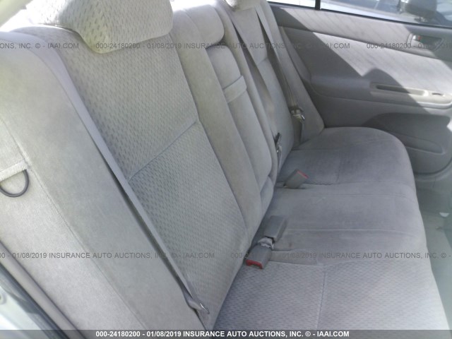 4T1BE32K94U854781 - 2004 TOYOTA CAMRY LE/XLE/SE SILVER photo 8