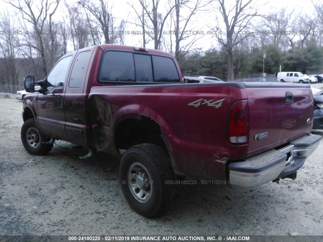 1FTSX31LX3EB04095 - 2003 FORD F350 SRW SUPER DUTY RED photo 3