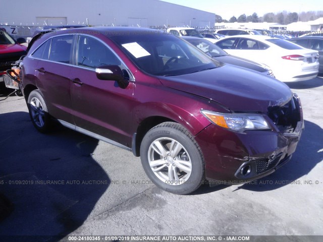 5J8TB3H32EL010706 - 2014 ACURA RDX MAROON photo 1