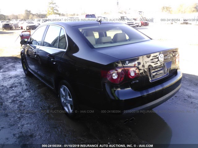 3VWRM71K59M085087 - 2009 VOLKSWAGEN JETTA SE/SEL BLACK photo 3