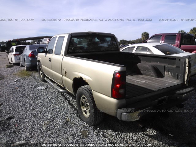 2GCEC19T341310590 - 2004 CHEVROLET SILVERADO C1500 GOLD photo 3