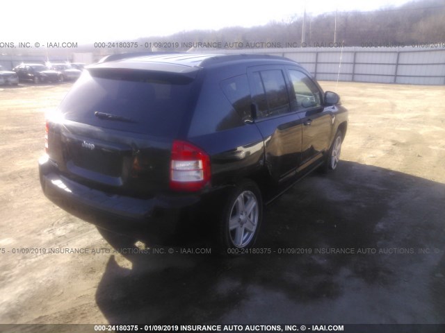 1J4NT4FB8AD549494 - 2010 JEEP COMPASS SPORT BLACK photo 4