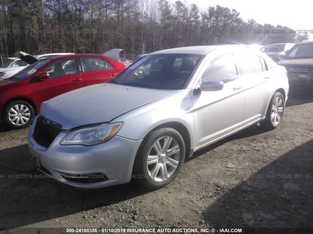 1C3CCBBB6CN283661 - 2012 CHRYSLER 200 TOURING GRAY photo 2