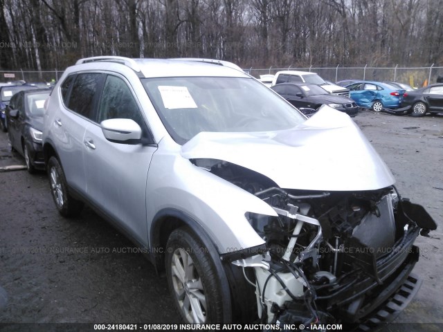 KNMAT2MV0GP667116 - 2016 NISSAN ROGUE S/SL/SV SILVER photo 1