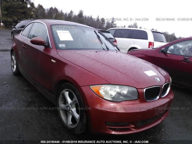 WBAUP73598VF08107 - 2008 BMW 128 I RED photo 1