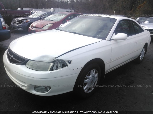 2T1CG22P3YC308294 - 2000 TOYOTA CAMRY SOLARA SE WHITE photo 2