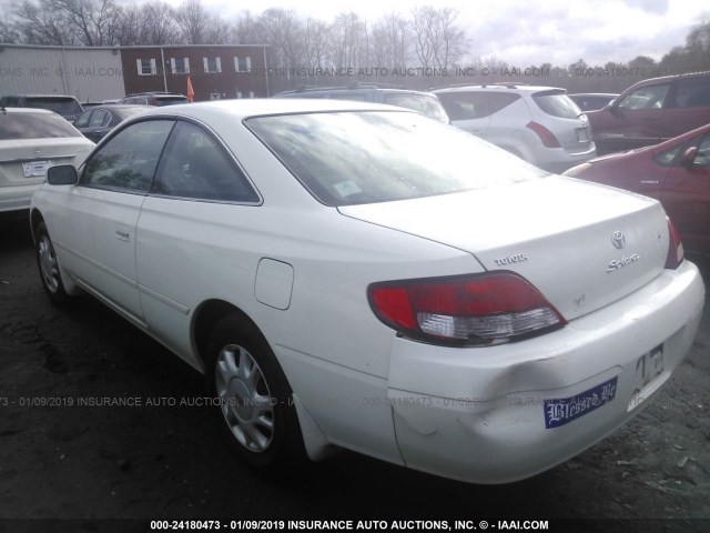 2T1CG22P3YC308294 - 2000 TOYOTA CAMRY SOLARA SE WHITE photo 3