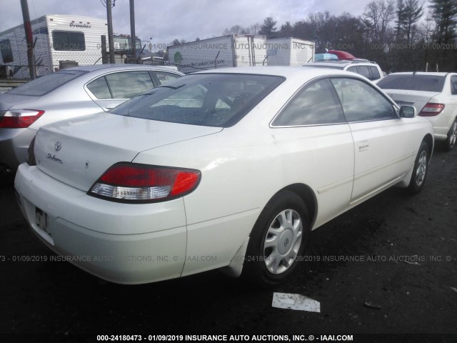 2T1CG22P3YC308294 - 2000 TOYOTA CAMRY SOLARA SE WHITE photo 4