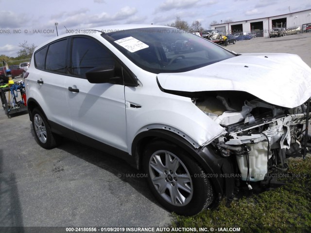 1FMCU0F76DUB19915 - 2013 FORD ESCAPE S WHITE photo 1